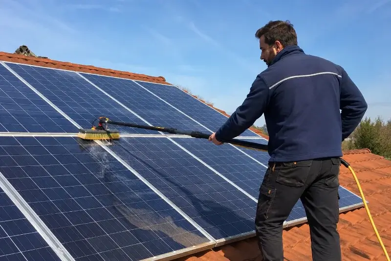 Nettoyage et entretien de panneaux solaires à Sahorre