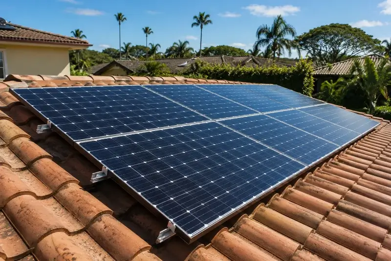 Installation de panneaux solaires à Sahorre